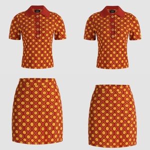 Cider Brand “Back to the 2000s” top and skirt set